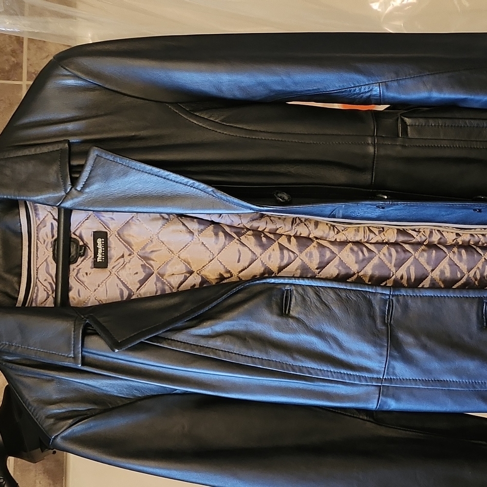 Long Women's Leather Jacket
